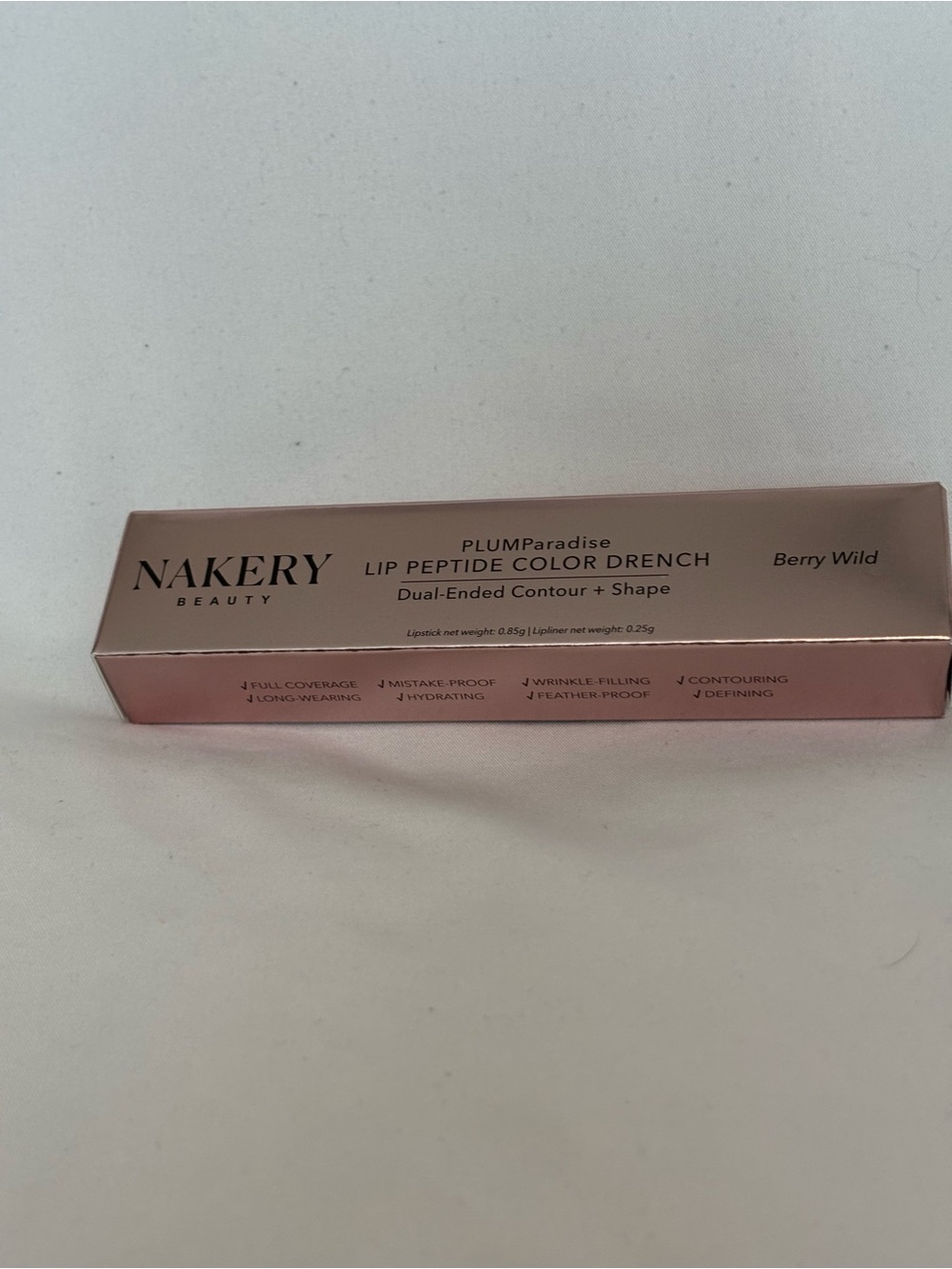 Nakery PLUMParadise Lip Peptide Color Drench - Berry Wild